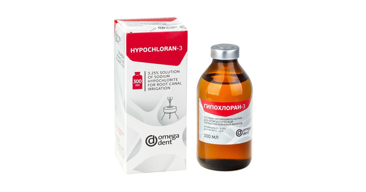 HYPOCHLORAN3 Solution Of Sodium Hypochlorite For Root Canal Irrigation